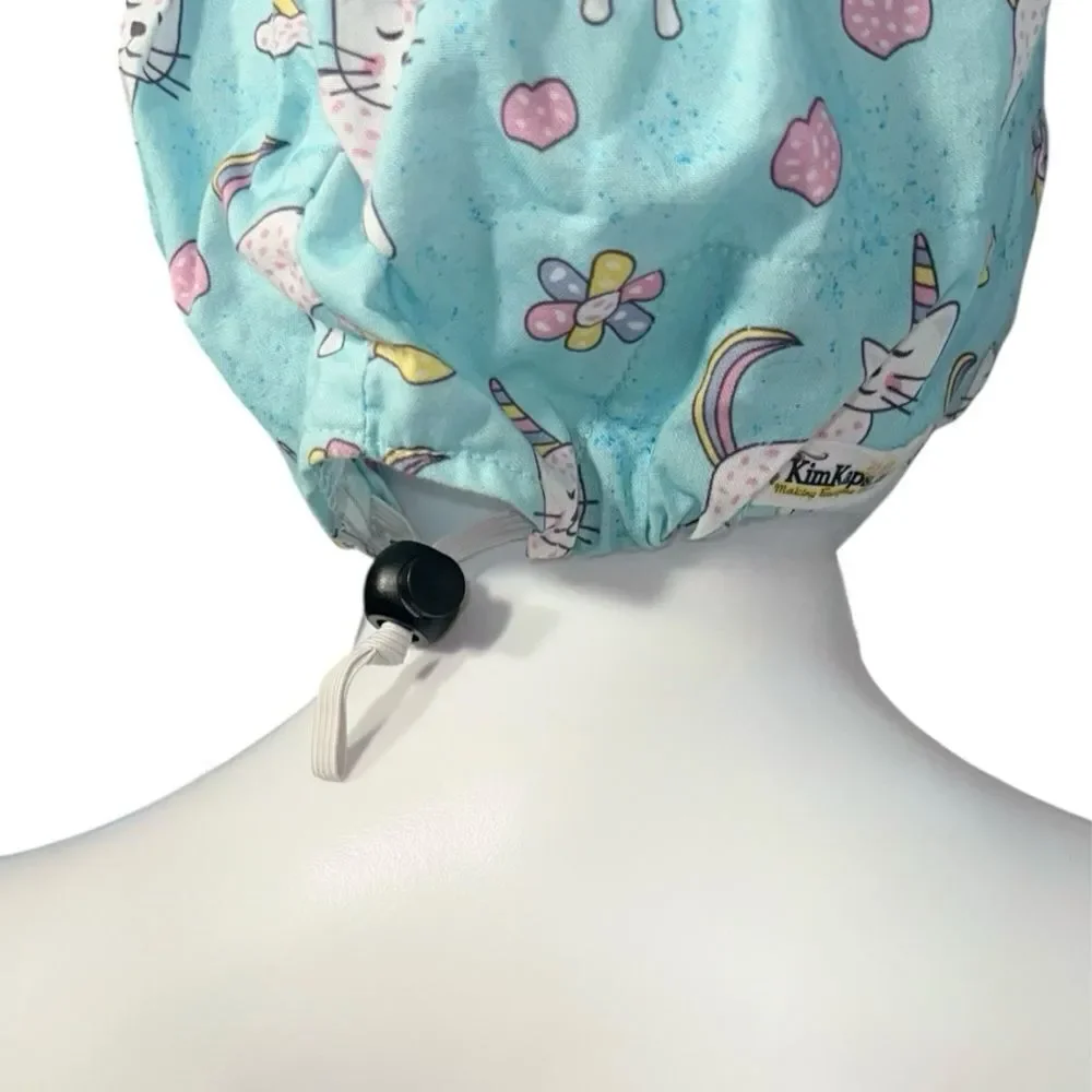 Unicorn Cats Euro Scrub Hat